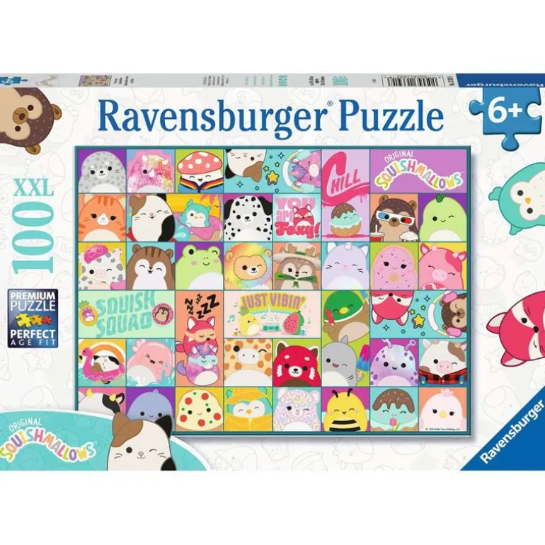 Ravensburger Puslespill 100XXL Brikker - Squishmallows