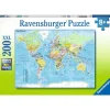 Ravensburger Puslespill 200XXL Brikker - Verdenskart