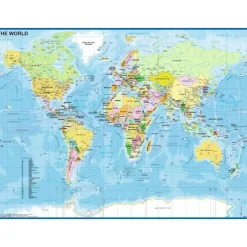 Ravensburger Puslespill 200XXL Brikker - Verdenskart