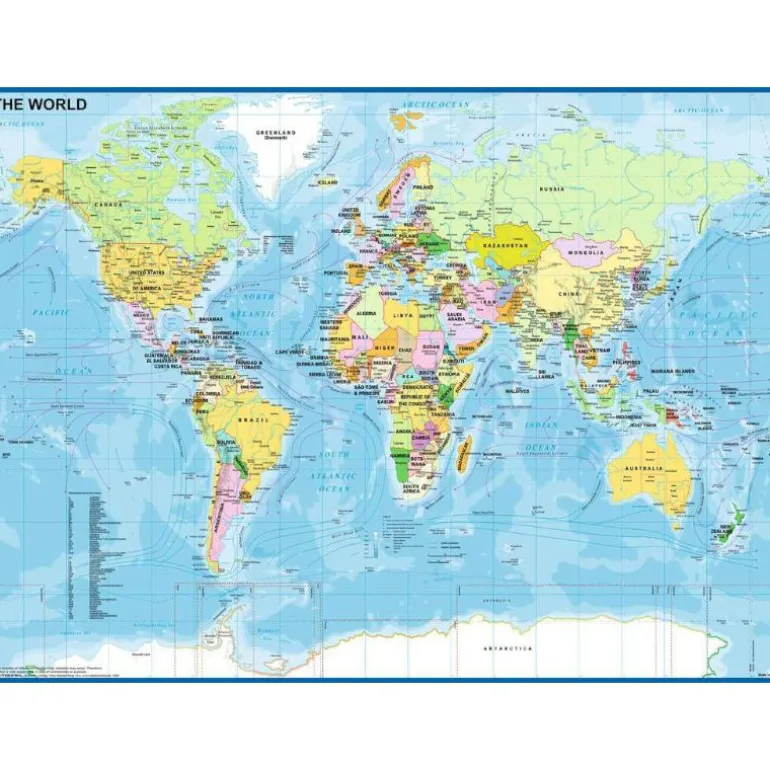 Ravensburger Puslespill 200XXL Brikker - Verdenskart
