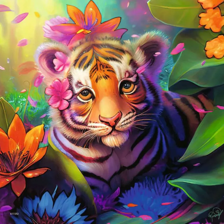 Ravensburger Puslespill 3x49 Brikker - Jungelbabyer