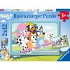 Ravensburger Puslespill 2x12 Brikker - Bluey