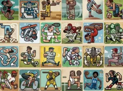 Ravensburger Puslespill 300XXL Brikker - Awesome Athletes