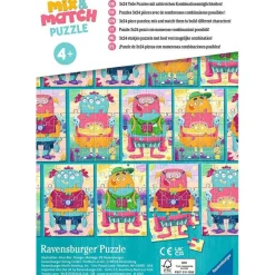 Ravensburger Puslespill 3x24 Brikker - Mix & Match: Monster