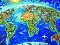 Ravensburger Puslespill 200XXL Brikker - Verden