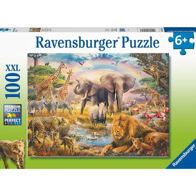 Ravensburger Puslespill 100XXL Brikker - Ville Dyr
