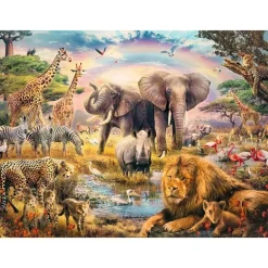 Ravensburger Puslespill 100XXL Brikker - Ville Dyr