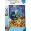 Ravensburger Puslespill 100XXL Brikker - Dragens Skatt
