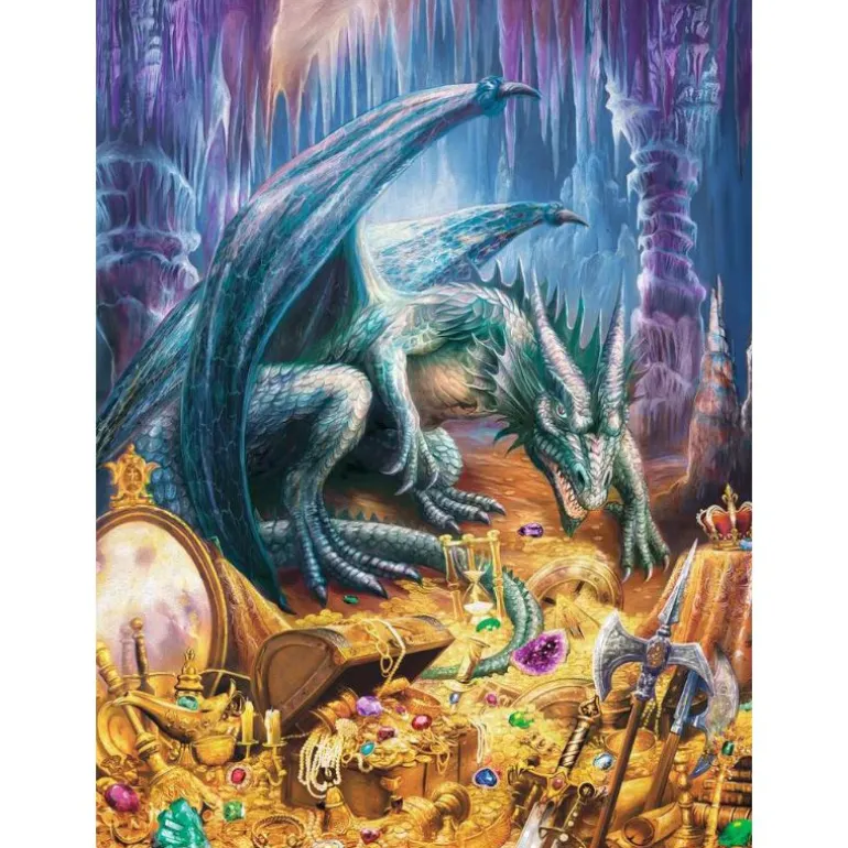 Ravensburger Puslespill 100XXL Brikker - Dragens Skatt