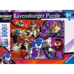 Ravensburger Puslespill 100XXL Brikker - Sonic Prime