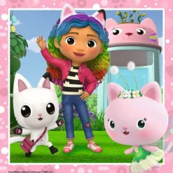 Ravensburger Puslespill 3x49 Brikker - Gabby's Dollhouse