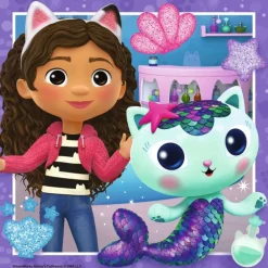 Ravensburger Puslespill 3x49 Brikker - Gabby's Dollhouse