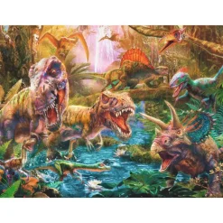 Ravensburger Puslespill 150XXL Brikker - T-Rex Angrep