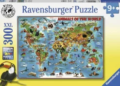 Ravensburger Puslespill 300XXL Brikker - Dyrenes Verdenskart