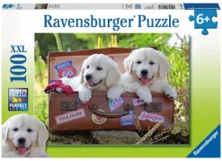 Ravensburger Puslespill 100XXL Brikker - Søte Valper