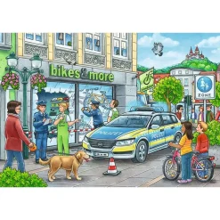 Ravensburger Puslespill 2x24 Brikker - Politi