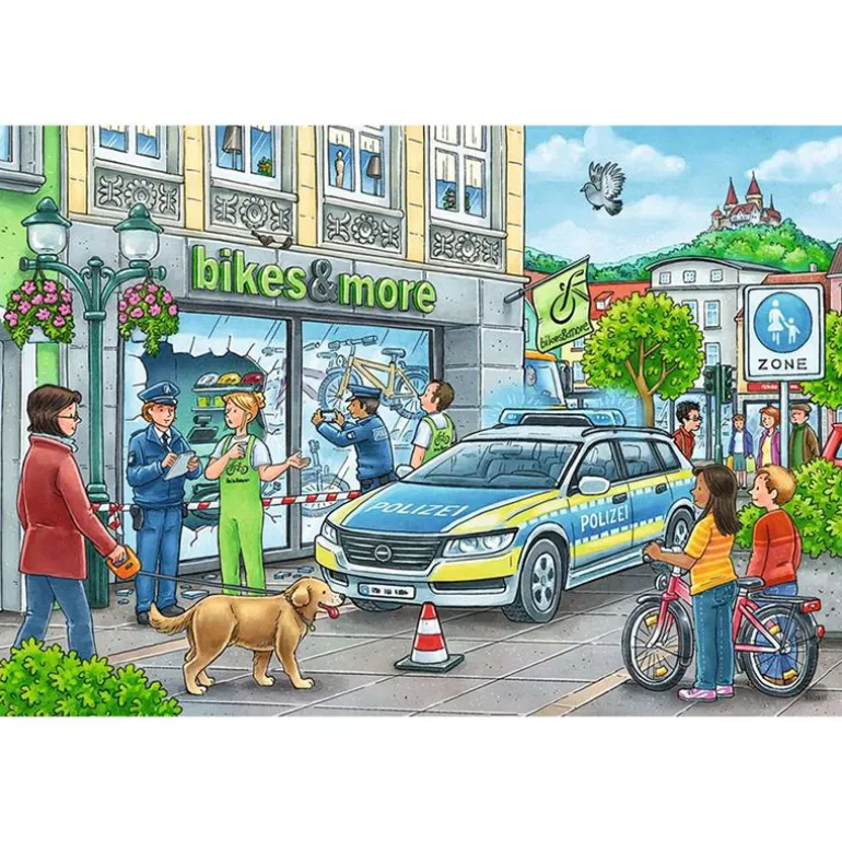 Ravensburger Puslespill 2x24 Brikker - Politi