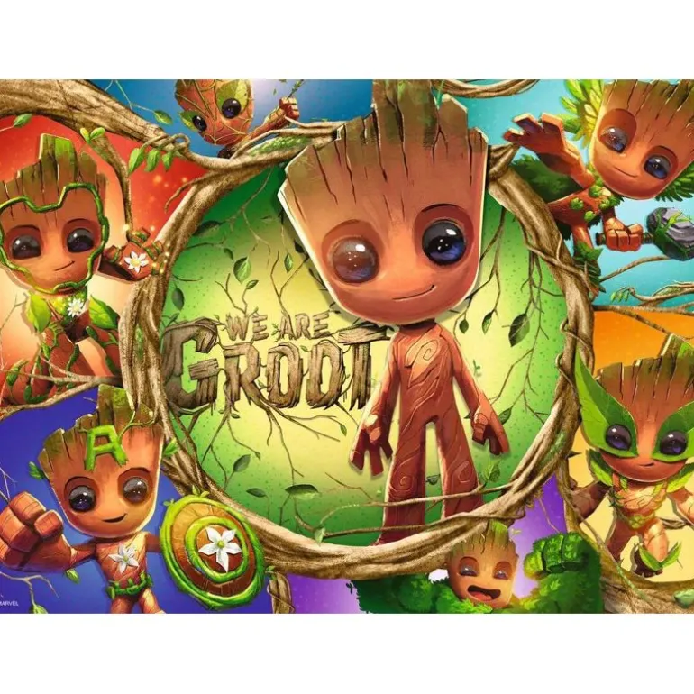 Ravensburger Puslespill 100XXL Brikker - Marvel Groot
