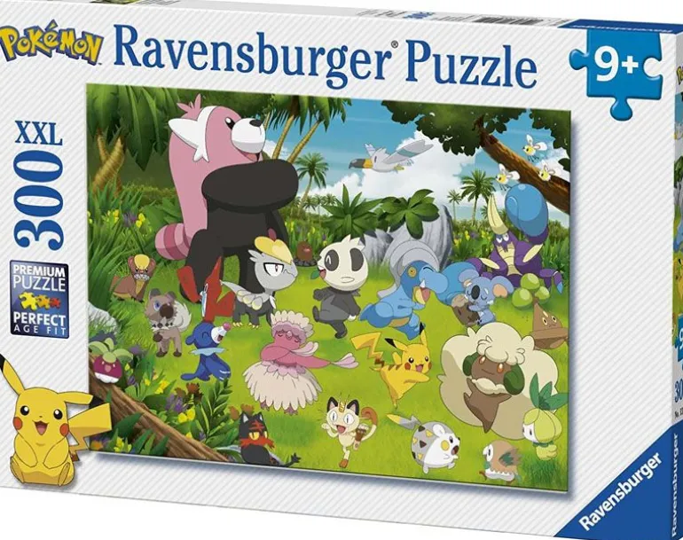 Ravensburger Puslespill 300XXL Brikker - Wild Pokémon