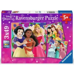 Ravensburger Puslespill 3x49 Brikker - Disney Prinsesser