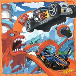 Ravensburger Puslespill 3x49 Brikker - Hot Wheels: Tøffe Biler