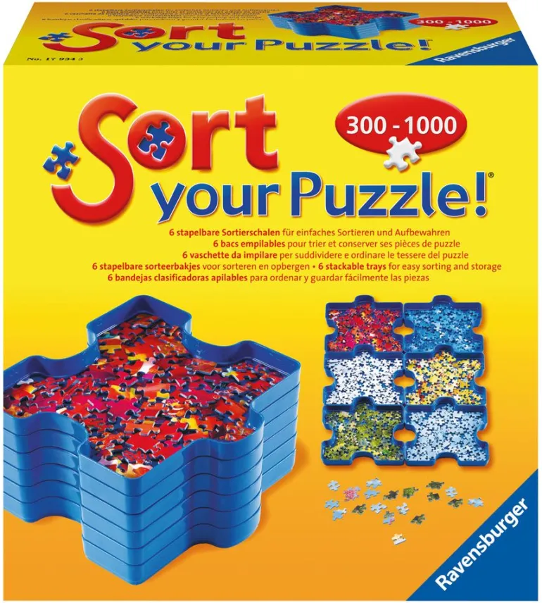 Ravensburger Sorteringsbokser 300-1000 brikker