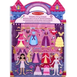 Reusable Puffy Stickers - Princess