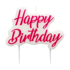 Rosa "Happy Birthday" Kakelys