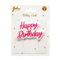 Rosa "Happy Birthday" Kakelys