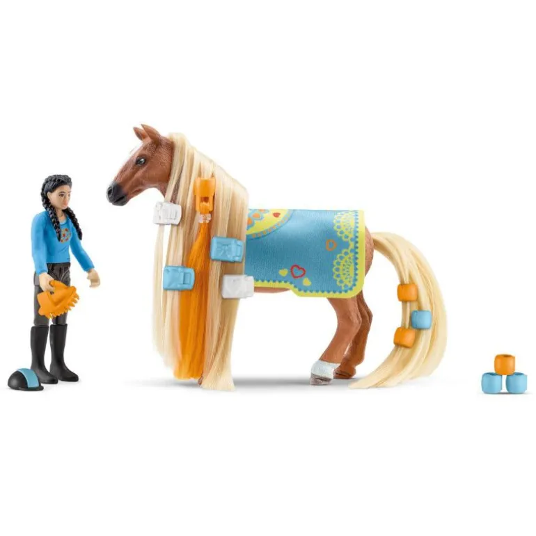 Schleich Horse Club Figur Startsett - Kim & Caramelo