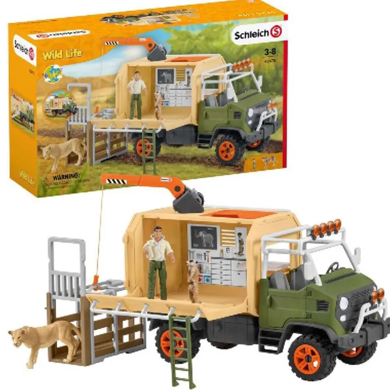 Schleich Wild Life - Stor Truck Berging av Dyr