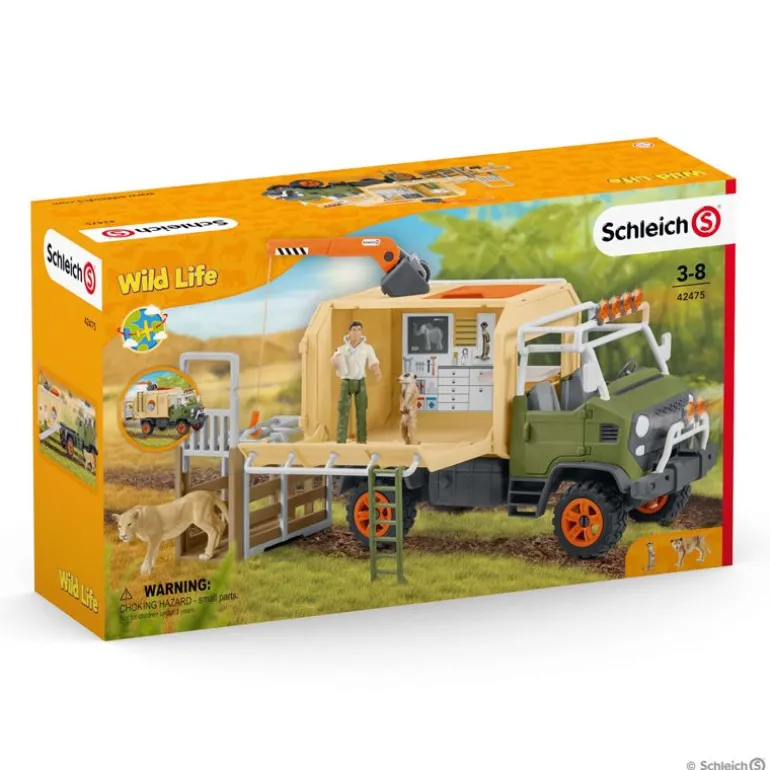 Schleich Wild Life - Stor Truck Berging av Dyr