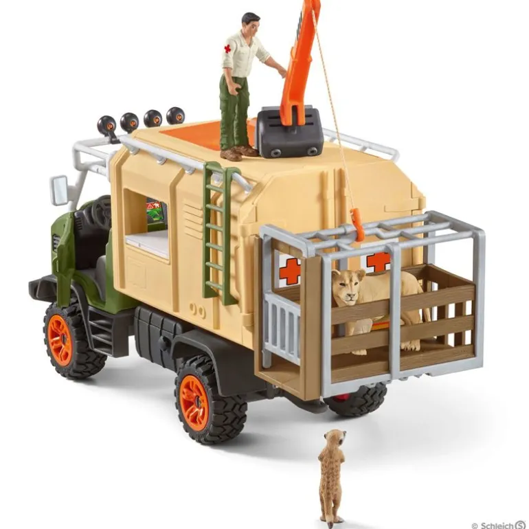 Schleich Wild Life - Stor Truck Berging av Dyr