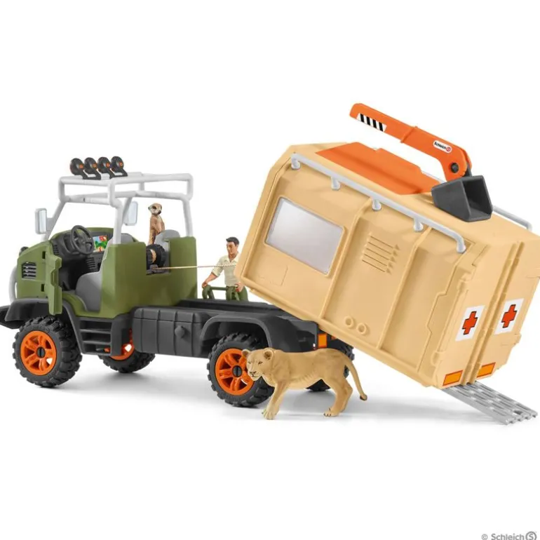 Schleich Wild Life - Stor Truck Berging av Dyr