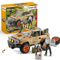 Schleich Wild Life - Terrengbil med vinsj