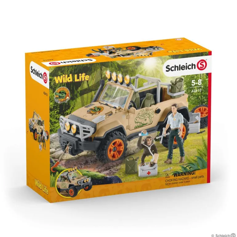 Schleich Wild Life - Terrengbil med vinsj