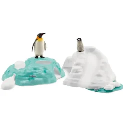 Schleich Wild Life Figursett m/ tilbehør - Penguin Family Fun