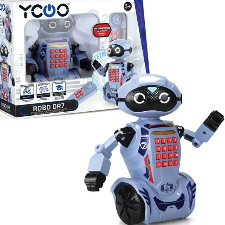 Silverlit - DR7 Radiostyrt og programmerbar Robot