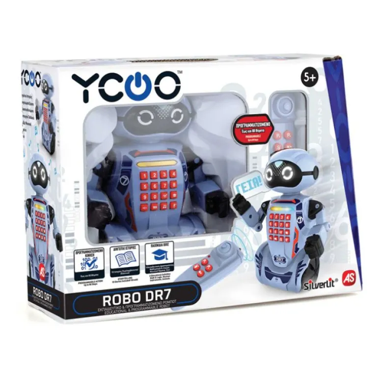 Silverlit - DR7 Radiostyrt og programmerbar Robot