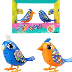 Silverlit Digibirds 2-Pakning - Sangfugler (blå og oransje)