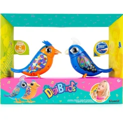 Silverlit Digibirds 2-Pakning - Sangfugler (blå og oransje)