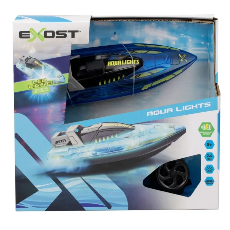 Silverlit Exost Radiostyrt Lekebåt - Aqua Lights