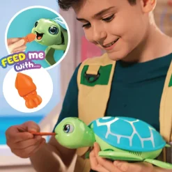 Silverlit Interaktiv Rescue Turtle m/ 3 babyskilpadder - Grønn