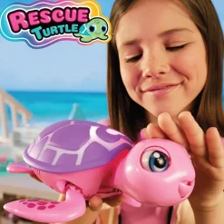 Silverlit Interaktiv Rescue Turtle m/ 3 babyskilpadder - Rosa