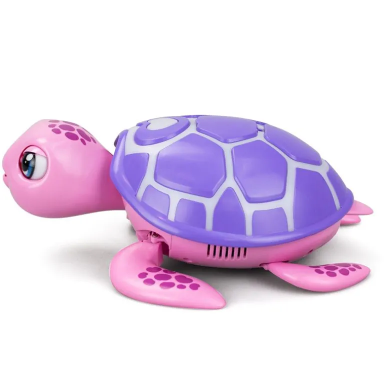 Silverlit Interaktiv Rescue Turtle m/ 3 babyskilpadder - Rosa