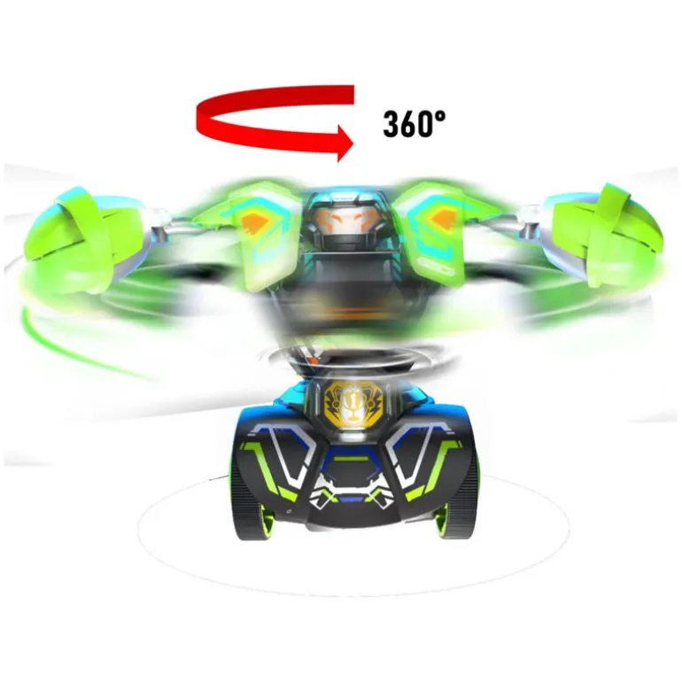 Silverlit Ycoo Robo Kombat Tornado Robotsett 2-Pakning - Grønn / Blå