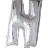 Sølv Folieballong Bokstav 41cm - N