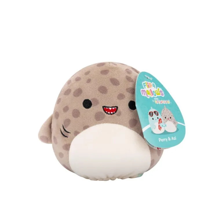 Squishmallows Flip-A-Mallows Plysjbamse 13cm - Perry og Azi