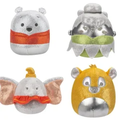 Squishmallows Plysjbamse 4-Pakning 13cm - Disney 100år