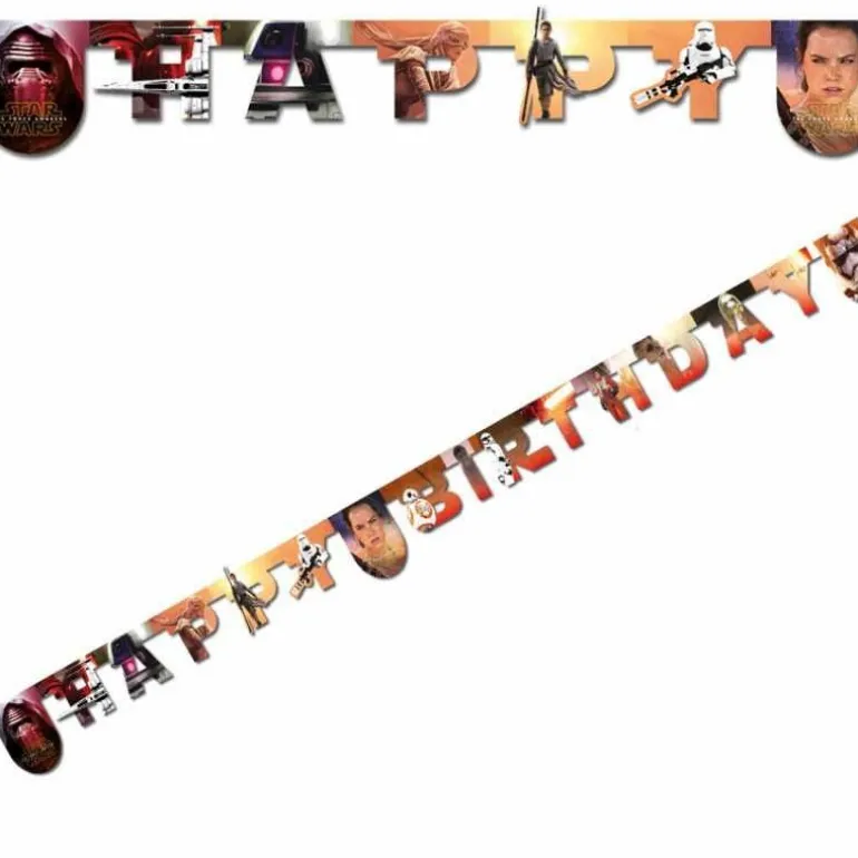 Star Wars Bursdagsbanner 2,1 meter